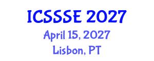 International Conference on Sport Science and Sports Engineering (ICSSSE) April 15, 2027 - Lisbon, Portugal International Conference on Sport Science and Sports Engineering (ICSSSE) April 15, 2027 - Lisbon, Portugal