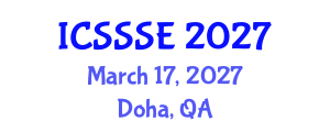 International Conference on Sport Science and Sports Engineering (ICSSSE) March 17, 2027 - Doha, Qatar International Conference on Sport Science and Sports Engineering (ICSSSE) March 17, 2027 - Doha, Qatar