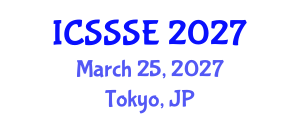 International Conference on Sport Science and Sports Engineering (ICSSSE) March 25, 2027 - Tokyo, Japan International Conference on Sport Science and Sports Engineering (ICSSSE) March 25, 2027 - Tokyo, Japan