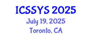 International Conference on Sport Science and Youth Sport (ICSSYS) July 19, 2025 - Toronto, Canada