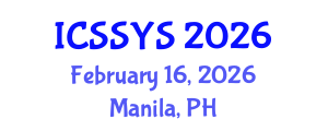 International Conference on Sport Science and Youth Sport (ICSSYS) February 16, 2026 - Manila, Philippines International Conference on Sport Science and Youth Sport (ICSSYS) February 16, 2026 - Manila, Philippines