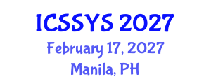 International Conference on Sport Science and Youth Sport (ICSSYS) February 17, 2027 - Manila, Philippines International Conference on Sport Science and Youth Sport (ICSSYS) February 17, 2027 - Manila, Philippines