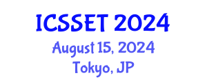 International Conference on Sport Science, Engineering and Technology (ICSSET) August 15, 2024 - Tokyo, Japan