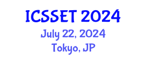 International Conference on Sport Science, Engineering and Technology (ICSSET) July 22, 2024 - Tokyo, Japan