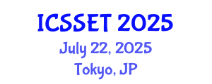 International Conference on Sport Science, Engineering and Technology (ICSSET) July 22, 2025 - Tokyo, Japan