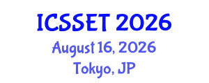 International Conference on Sport Science, Engineering and Technology (ICSSET) August 16, 2026 - Tokyo, Japan