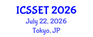 International Conference on Sport Science, Engineering and Technology (ICSSET) July 22, 2026 - Tokyo, Japan