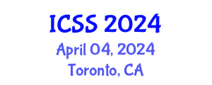 International Conference on Sport Science (ICSS) April 04, 2024 - Toronto, Canada