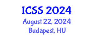 International Conference on Sport Science (ICSS) August 22, 2024 - Budapest, Hungary