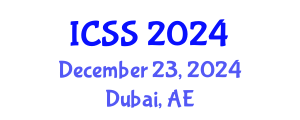 International Conference on Sport Science (ICSS) December 23, 2024 - Dubai, United Arab Emirates