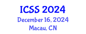 International Conference on Sport Science (ICSS) December 16, 2024 - Macau, China