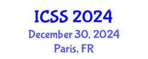 International Conference on Sport Science (ICSS) December 30, 2024 - Paris, France