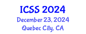 International Conference on Sport Science (ICSS) December 23, 2024 - Quebec City, Canada