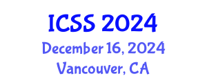International Conference on Sport Science (ICSS) December 16, 2024 - Vancouver, Canada