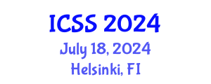 International Conference on Sport Science (ICSS) July 18, 2024 - Helsinki, Finland