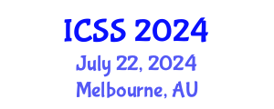 International Conference on Sport Science (ICSS) July 22, 2024 - Melbourne, Australia