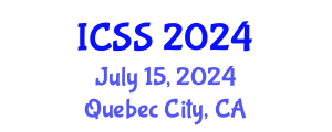 International Conference on Sport Science (ICSS) July 15, 2024 - Quebec City, Canada