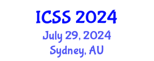 International Conference on Sport Science (ICSS) July 29, 2024 - Sydney, Australia