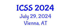 International Conference on Sport Science (ICSS) July 29, 2024 - Vienna, Austria