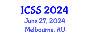 International Conference on Sport Science (ICSS) June 27, 2024 - Melbourne, Australia