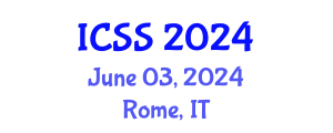 International Conference on Sport Science (ICSS) June 03, 2024 - Rome, Italy