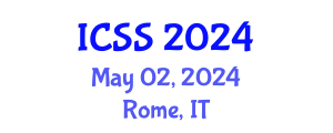 International Conference on Sport Science (ICSS) May 02, 2024 - Rome, Italy
