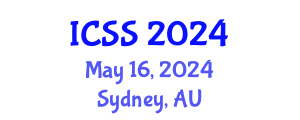 International Conference on Sport Science (ICSS) May 16, 2024 - Sydney, Australia