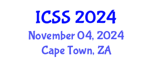 International Conference on Sport Science (ICSS) November 04, 2024 - Cape Town, South Africa
