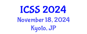 International Conference on Sport Science (ICSS) November 18, 2024 - Kyoto, Japan