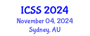 International Conference on Sport Science (ICSS) November 04, 2024 - Sydney, Australia