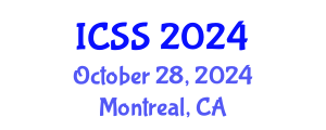 International Conference on Sport Science (ICSS) October 28, 2024 - Montreal, Canada