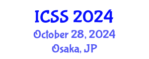 International Conference on Sport Science (ICSS) October 28, 2024 - Osaka, Japan