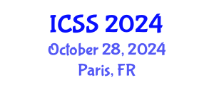 International Conference on Sport Science (ICSS) October 28, 2024 - Paris, France