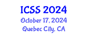 International Conference on Sport Science (ICSS) October 17, 2024 - Quebec City, Canada