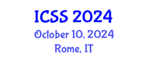 International Conference on Sport Science (ICSS) October 10, 2024 - Rome, Italy