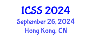 International Conference on Sport Science (ICSS) September 26, 2024 - Hong Kong, China
