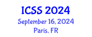 International Conference on Sport Science (ICSS) September 16, 2024 - Paris, France