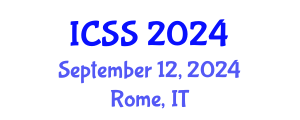 International Conference on Sport Science (ICSS) September 12, 2024 - Rome, Italy