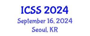 International Conference on Sport Science (ICSS) September 16, 2024 - Seoul, Republic of Korea
