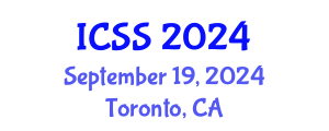 International Conference on Sport Science (ICSS) September 19, 2024 - Toronto, Canada