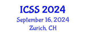 International Conference on Sport Science (ICSS) September 16, 2024 - Zurich, Switzerland