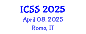 International Conference on Sport Science (ICSS) April 08, 2025 - Rome, Italy