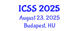 International Conference on Sport Science (ICSS) August 23, 2025 - Budapest, Hungary