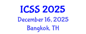 International Conference on Sport Science (ICSS) December 16, 2025 - Bangkok, Thailand