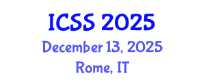 International Conference on Sport Science (ICSS) December 13, 2025 - Rome, Italy