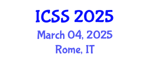 International Conference on Sport Science (ICSS) March 04, 2025 - Rome, Italy