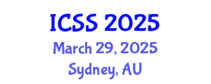 International Conference on Sport Science (ICSS) March 29, 2025 - Sydney, Australia