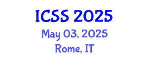 International Conference on Sport Science (ICSS) May 03, 2025 - Rome, Italy