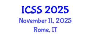 International Conference on Sport Science (ICSS) November 11, 2025 - Rome, Italy