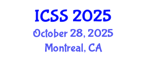 International Conference on Sport Science (ICSS) October 28, 2025 - Montreal, Canada